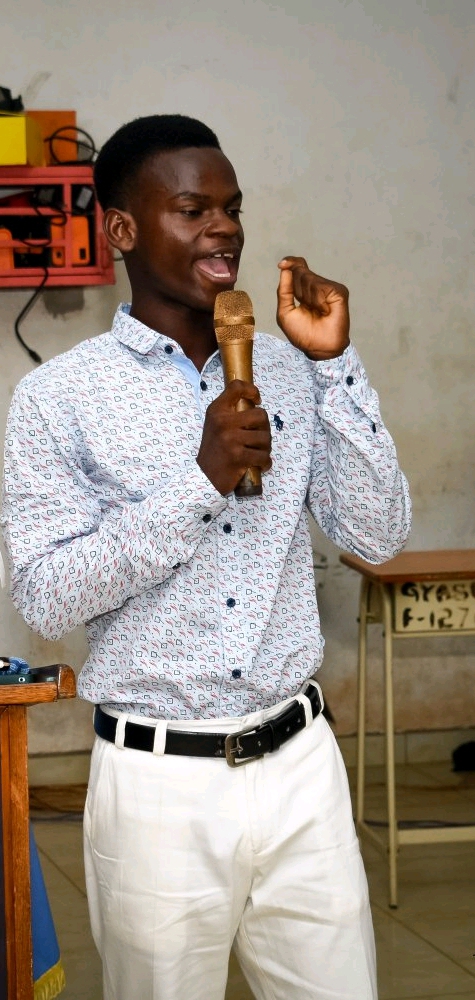 Charles Anaba addressing an audience